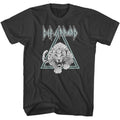 Smoke gray Def Leppard t-shirt featuring Def Leppard Double Triangle design