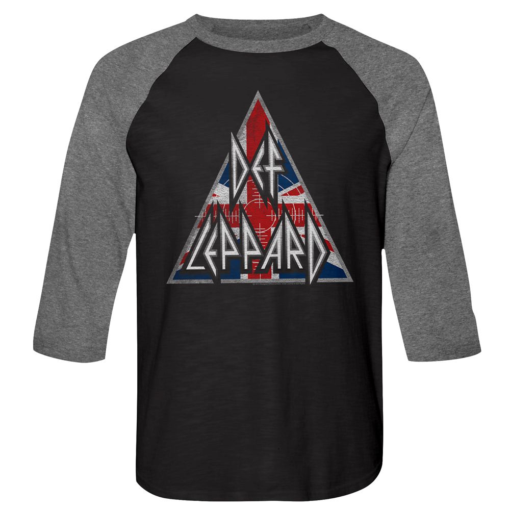 Def Leppard 3/4 Raglan - Britlogo
