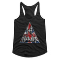 Def Leppard Ladies Racerback - British Logo