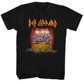 Black Def Leppard t-shirt featuring Def Leppard Sparkle Lounge design