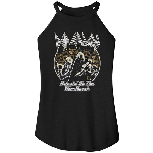 Def Leppard Ladies Rocker Tank - Bringin The Heartbreak