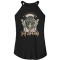 Def Leppard Ladies Rocker Tank - Lightning Bolts