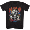 Black Def Leppard t-shirt featuring Def Leppard Hysteria 1987 design