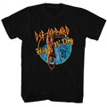 Black Def Leppard t-shirt featuring a High N Dry Album Cover design