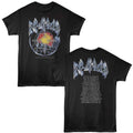 Black Def Leppard t-shirt featuring Def Leppard Summer Stadium tour design
