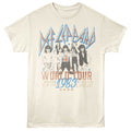 Natural Def Leppard t-shirt featuring Def Leppard World Tour 1983 design