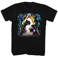 Black Def Leppard t-shirt featuring a Hysteria Album Cover design