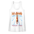Def Leppard Ladies Racerback - He's Swimming