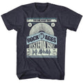 Navy heather Def Leppard t-shirt featuring Def Leppard For One Night Only design