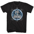 Black Def Leppard t-shirt featuring Def Leppard Electric Eye design