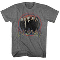 Graphite heather Def Leppard t-shirt featuring Def Leppard Circles design