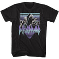 Black Def Leppard t-shirt featuring Def Leppard Sing It design