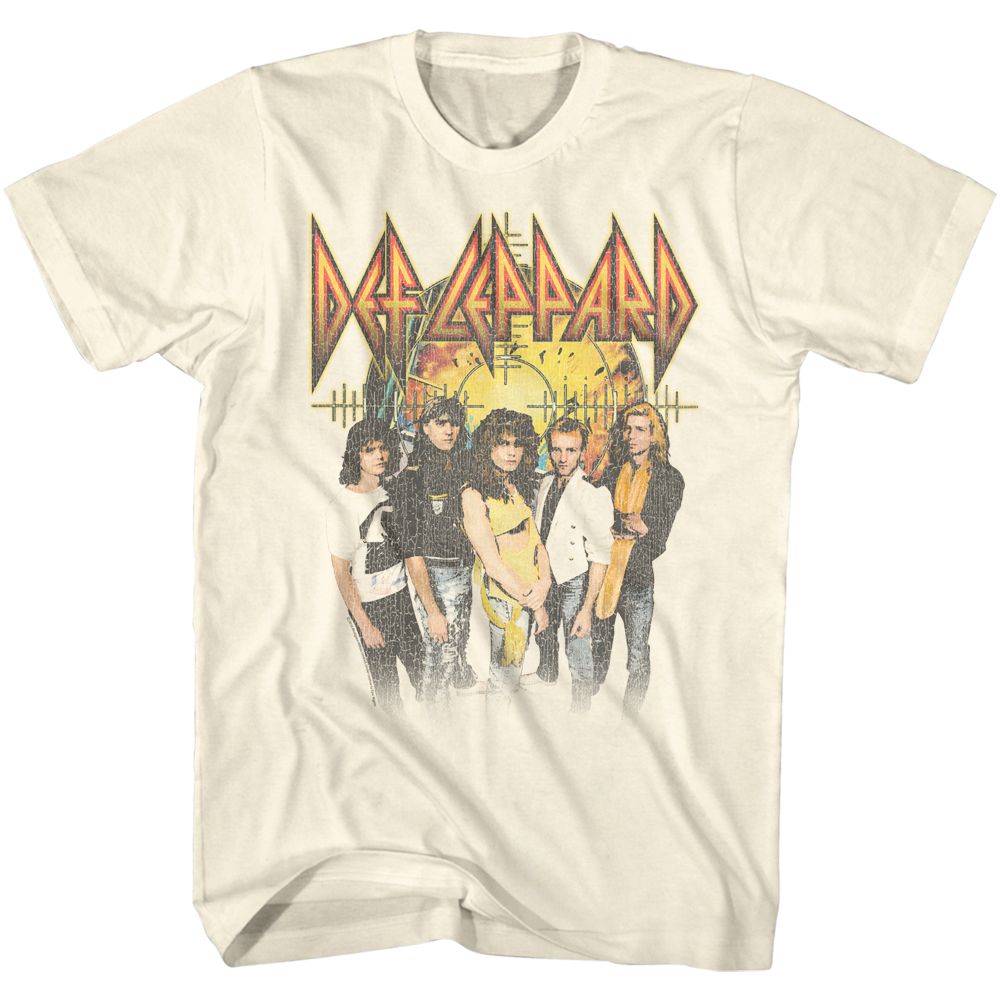 Natural Def Leppard t-shirt featuring Def Leppard Splosion Men design
