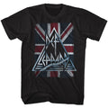 Black Def Leppard t-shirt featuring Def Leppard Jacked Up design