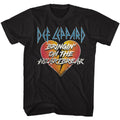 Black Def Leppard t-shirt featuring Def Leppard Bringin On The Heartbreak design