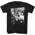 Black Def Leppard t-shirt featuring a Def Leppard Classic Logo design