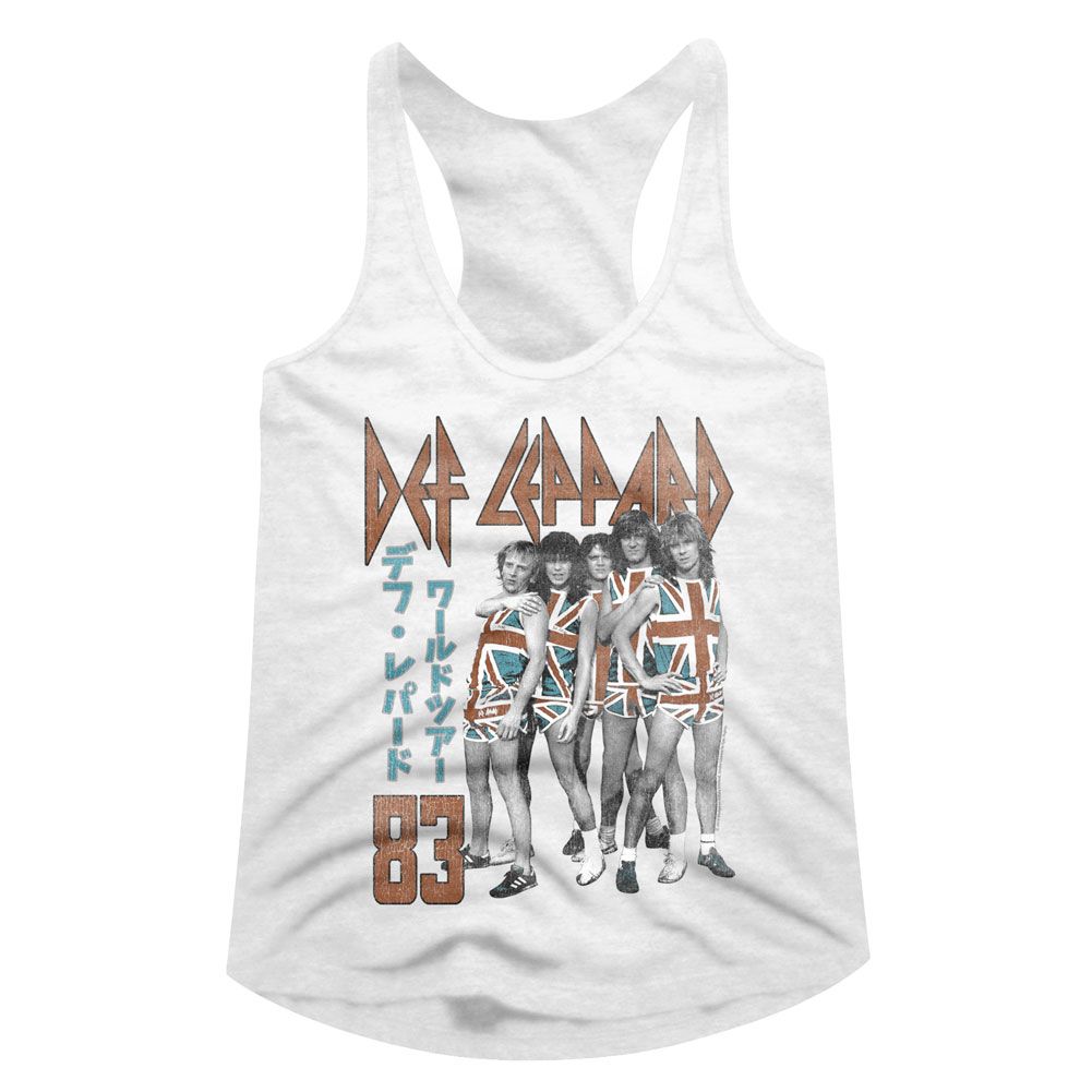 Def Leppard Ladies Racerback - Def Lep 83