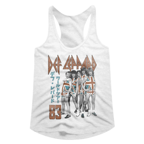 Def Leppard Ladies Racerback - Def Lep 83