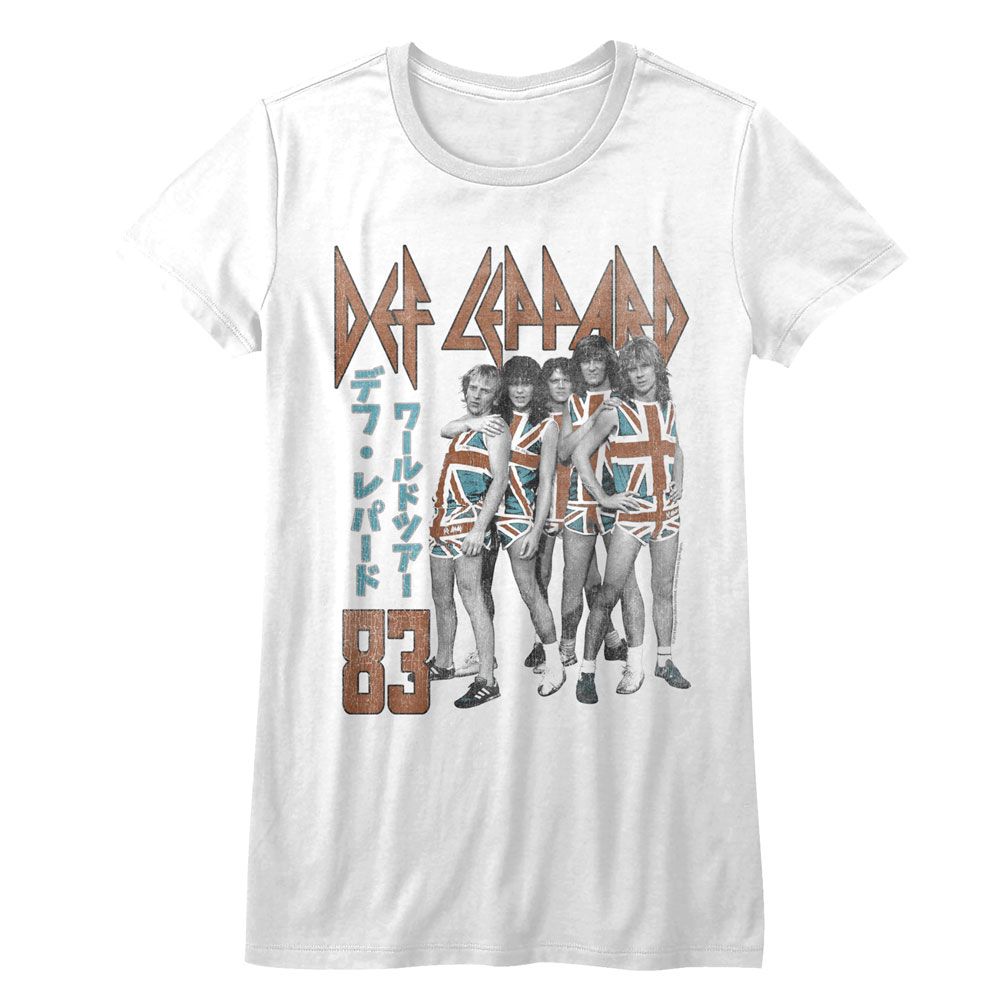 Def Leppard Ladies T-Shirt - Def Lep 83