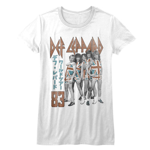 Def Leppard Ladies T-Shirt - Def Lep 83