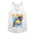 Def Leppard Ladies Racerback - Faded Pyromania