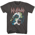 Smoke gray Def Leppard t-shirt featuring Def Leppard Hysteria 1987 album design