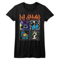 Def Leppard Ladies T-Shirt - 80s Albums