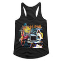 Def Leppard Ladies Racerback - Jumble