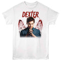 White Dexter t-shirt featuring Dexter Blood Wings design