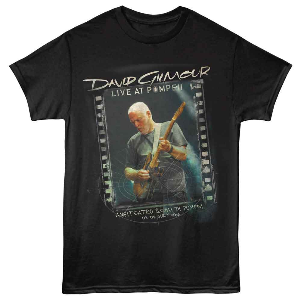 Black David Gilmour t-shirt featuring David Gilmour Lap Steel Alt design
