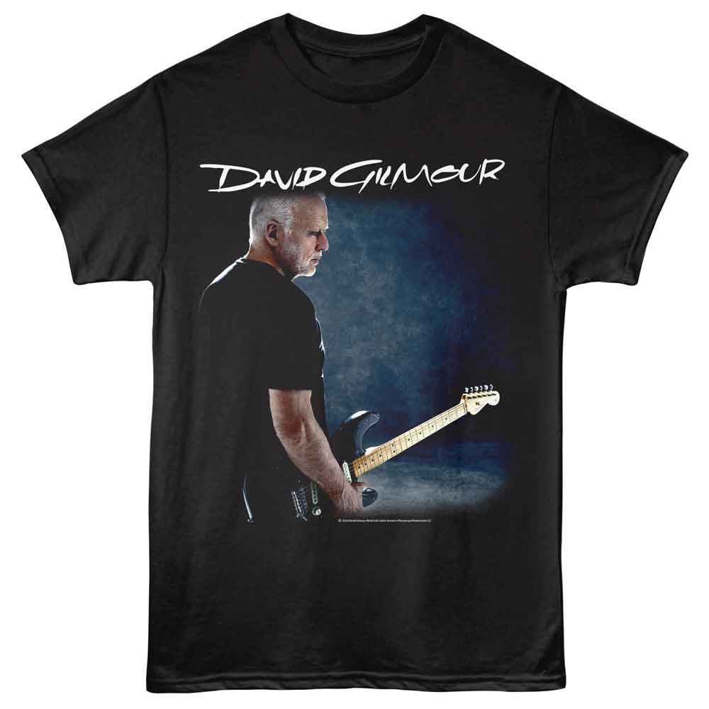 Black David Gilmour t-shirt featuring David Gilmour classic design