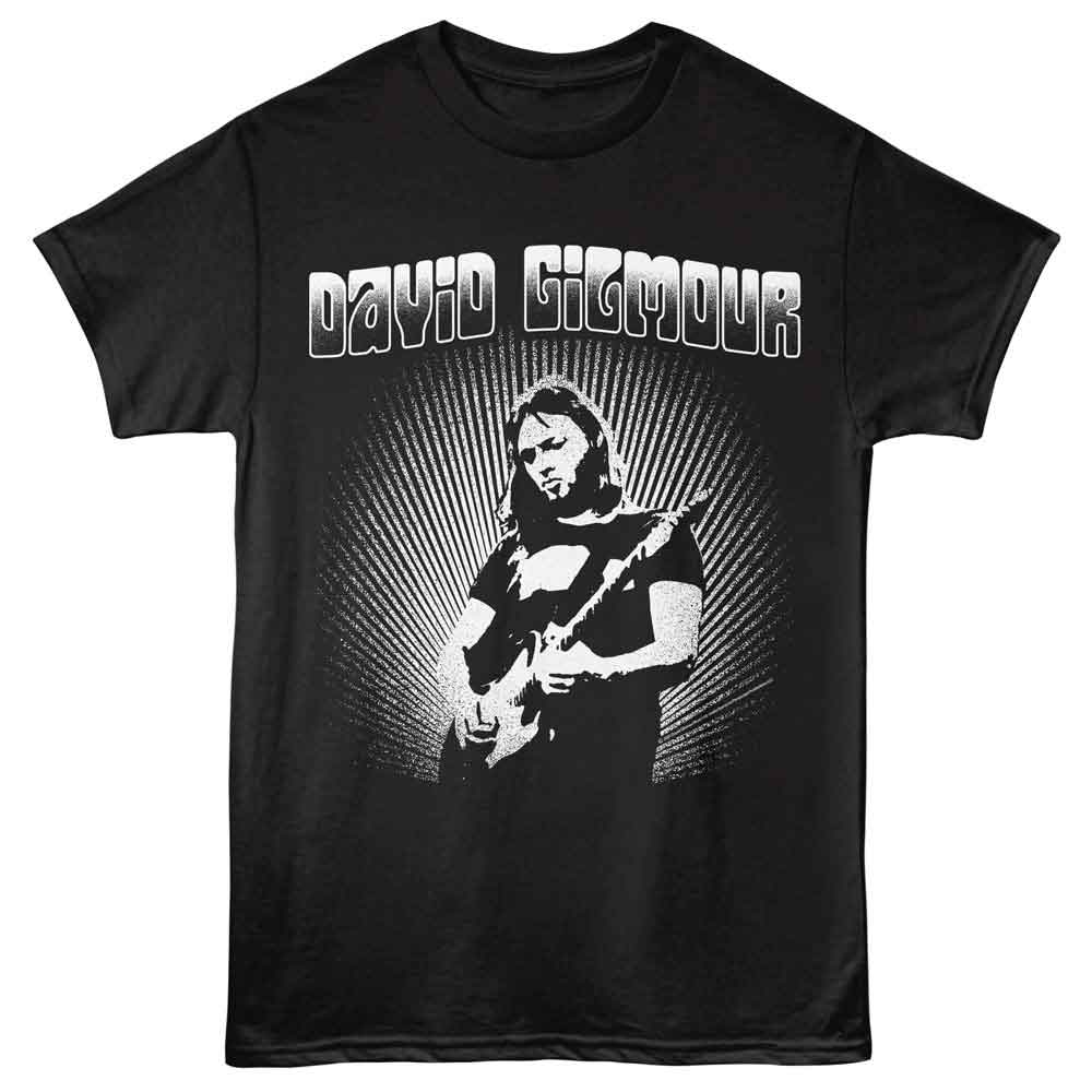 Black David Gilmour t-shirt featuring David Gilmour classic design
