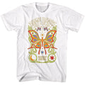 White Dirty Heads t-shirt featuring Dirty Heads Butterfly design
