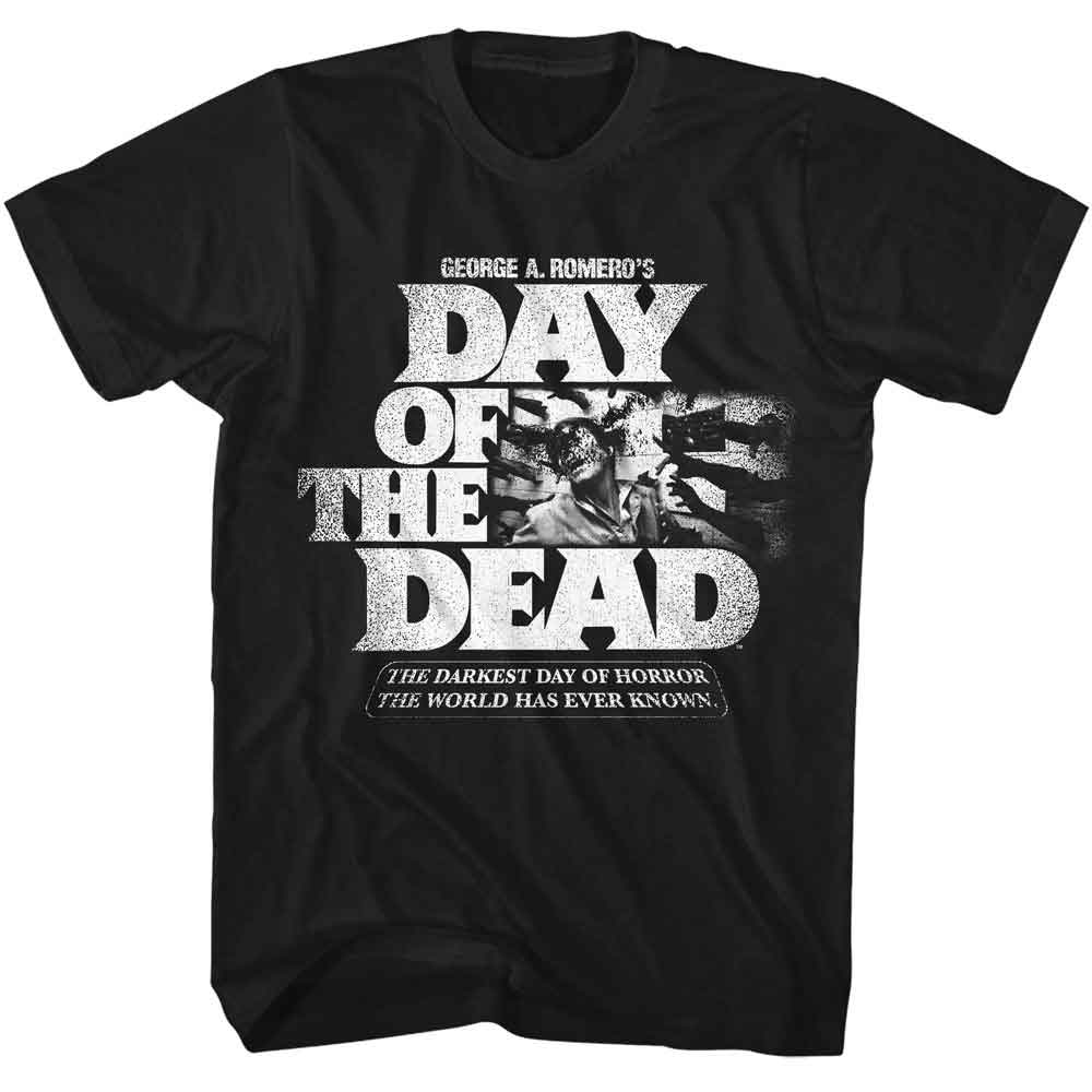 Black Day of the Dead t-shirt featuring Day of the Dead Darkest Day design