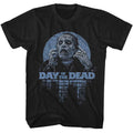 Black Day of the Dead t-shirt featuring Day of the Dead Bub the zombie design