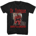 Black Day of the Dead t-shirt featuring Day of the Dead Dr Tongue design
