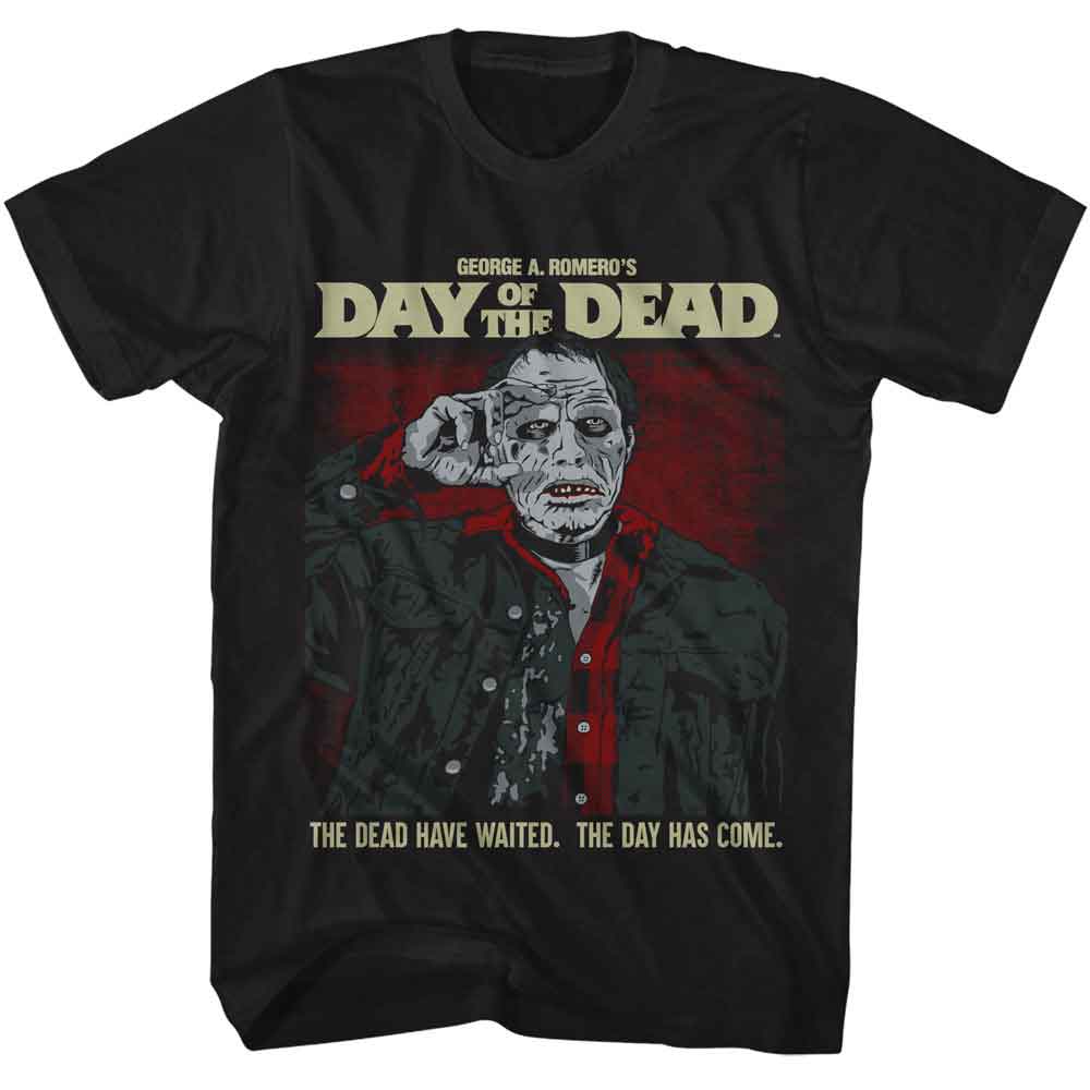 Black Day of the Dead t-shirt featuring Day of the Dead Bub Salute design