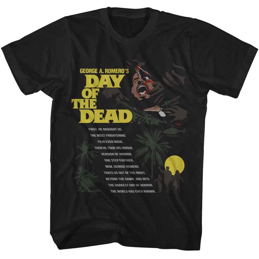 Black Day of the Dead t-shirt featuring Day of the Dead Out Of The Night design