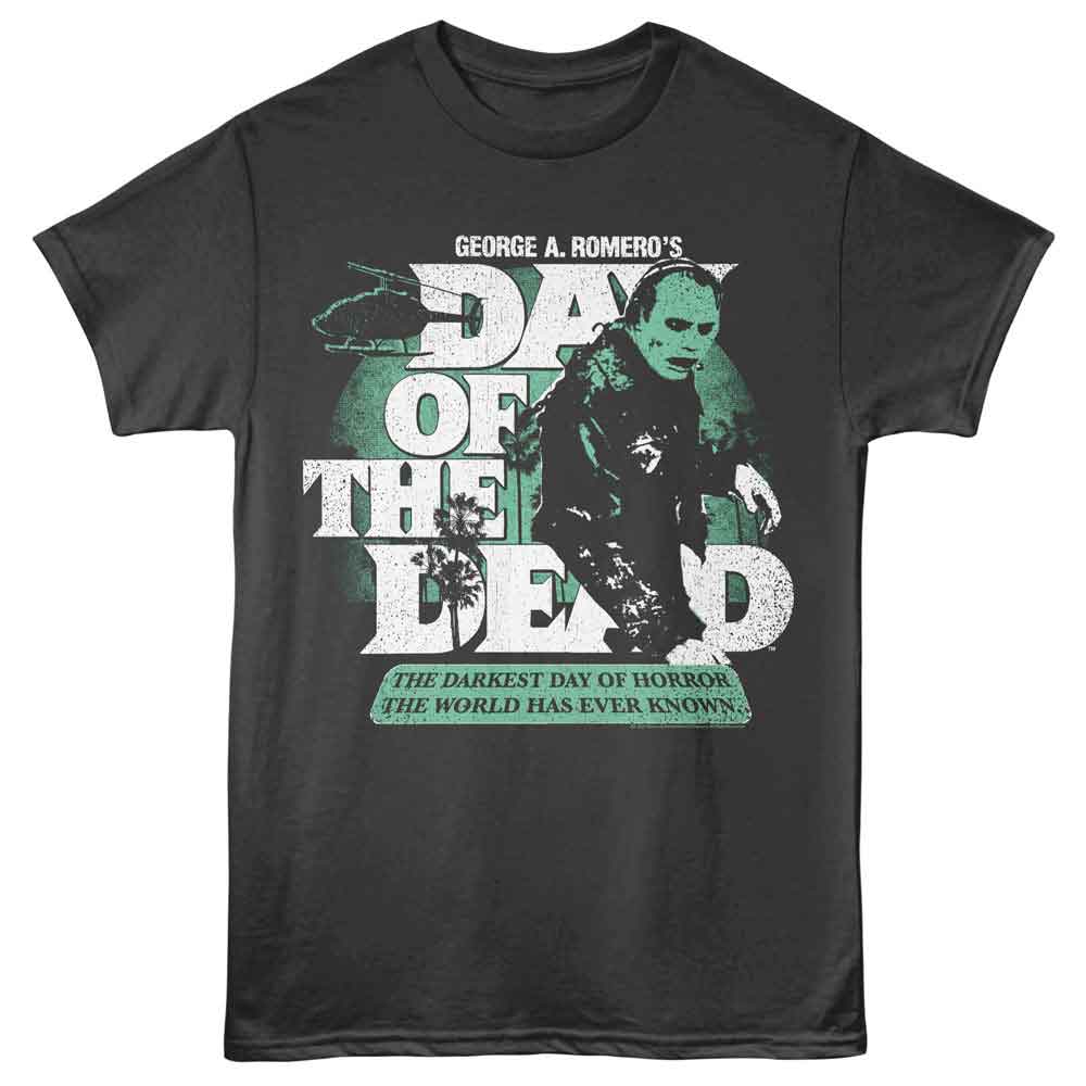 Smoke gray Day of the Dead t-shirt featuring Day of the Dead Darkest Day Of Horror design