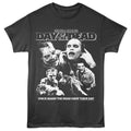 Smoke gray Day of the Dead t-shirt featuring Day of the Dead Monotone Collage design