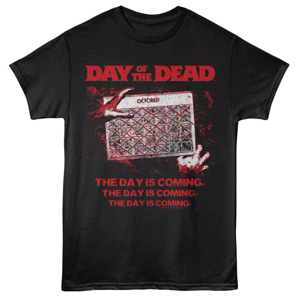 Black Day of the Dead t-shirt featuring Day of the Dead The Day design