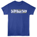 Royal blue Do the Right Thing t-shirt featuring Do the Right Thing Broad Logo design
