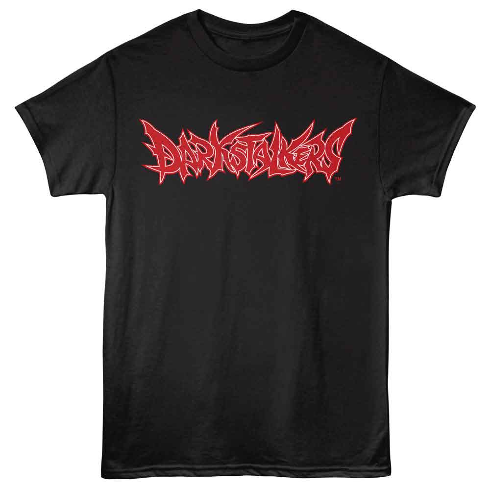 Black Darkstalkers t-shirt featuring Darkstalkers Logo design