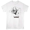 White Darkstalkers t-shirt featuring Darkstalkers Felicia Bust portrait design
