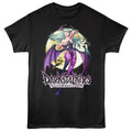 Black Darkstalkers t-shirt featuring Darkstalkers Morrigan Reach design