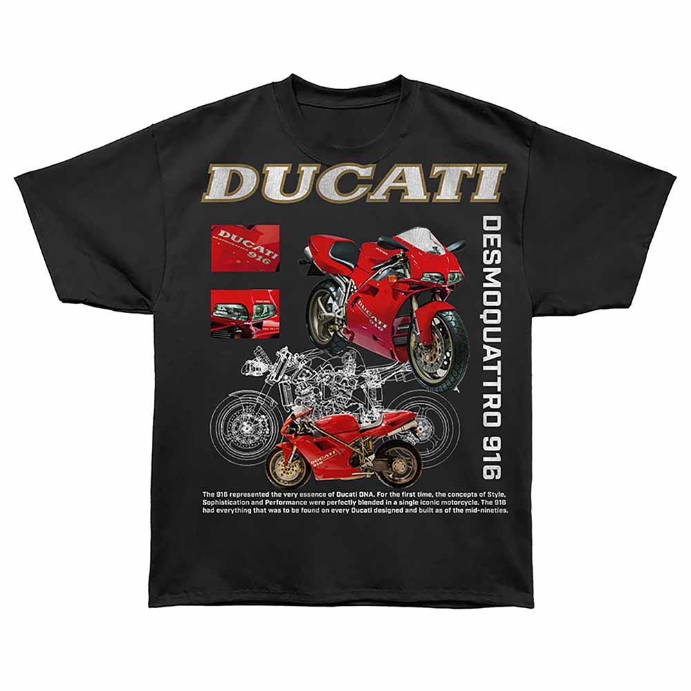 Ducati Oversized T-Shirt - Desmoquattro 916