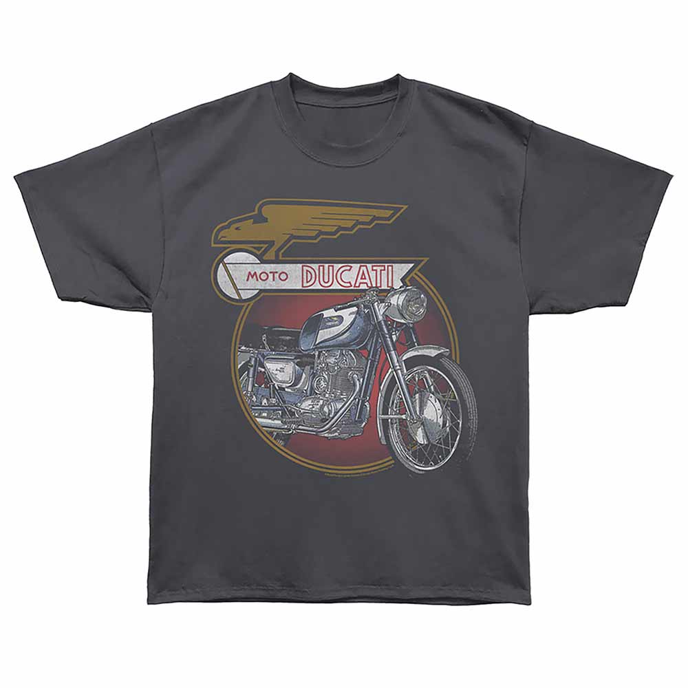 Ducati Oversized T-Shirt - Eagle Logo And Bike