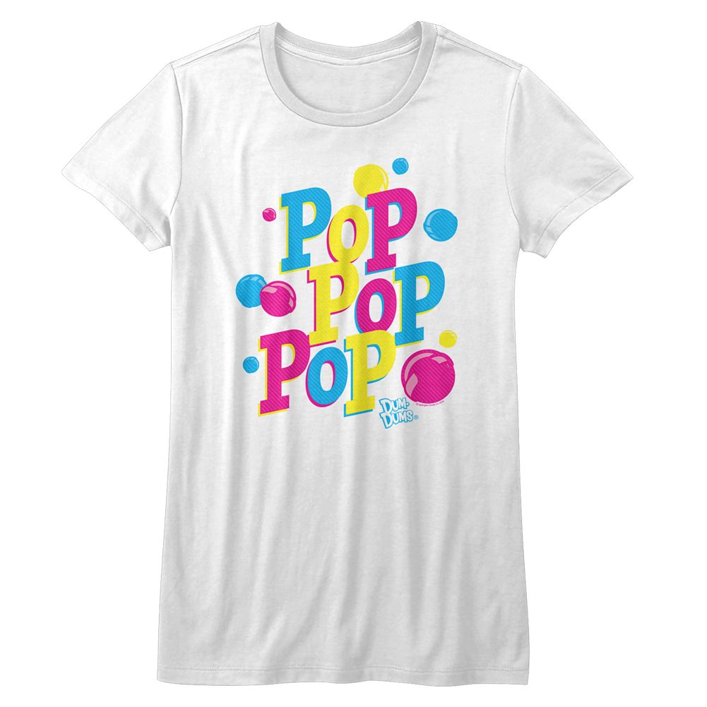 Dum Dums Ladies T-Shirt - Pop Pop Pop