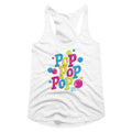 Dum Dums Ladies Racerback - Pop Pop Pop