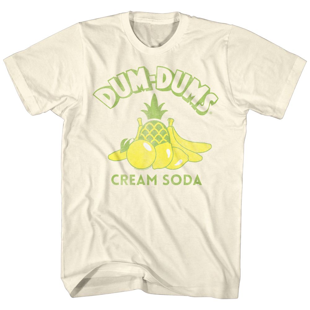 Natural Dum Dums t-shirt featuring Dum Dums Cream Soda flavor design